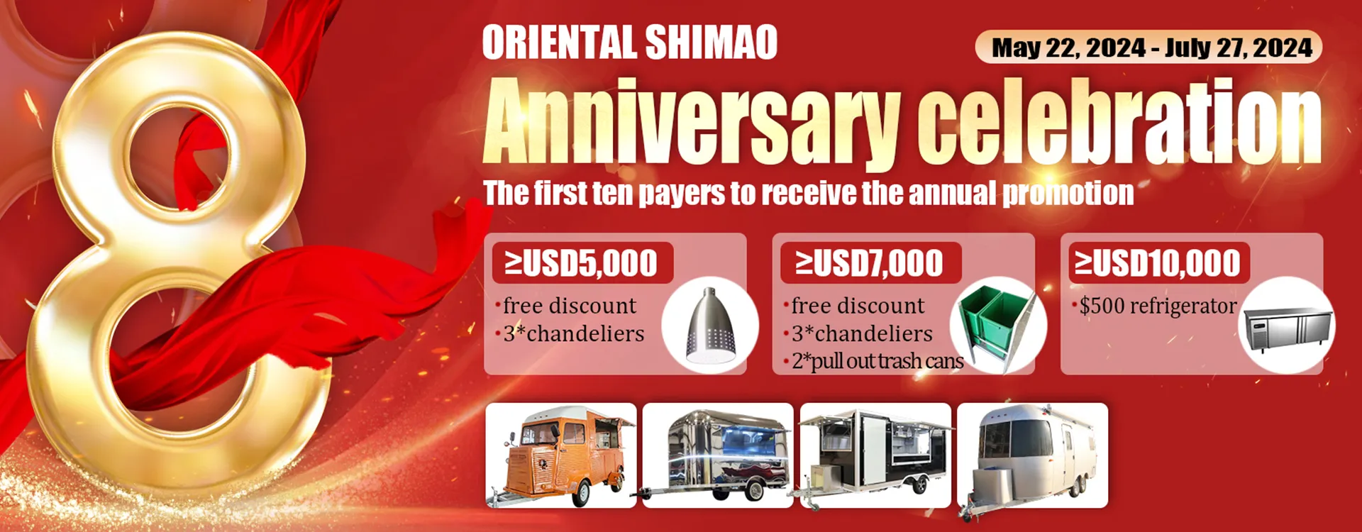 Oriental Shimao Groups 8-årsjubileum