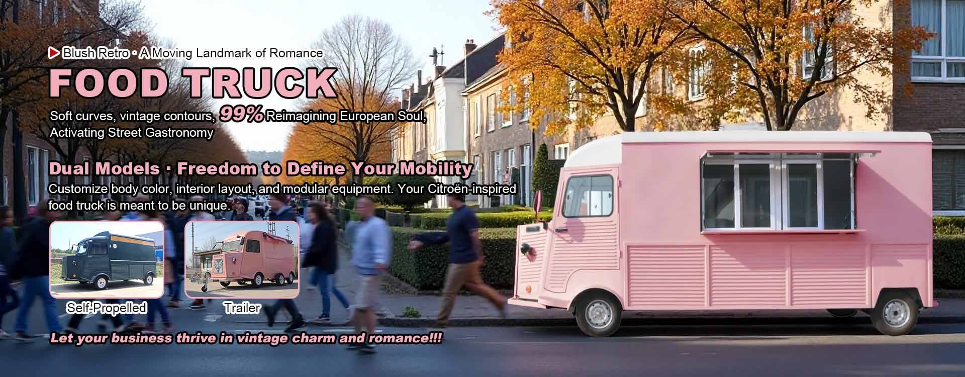 FOOD TRAILER Lastbil